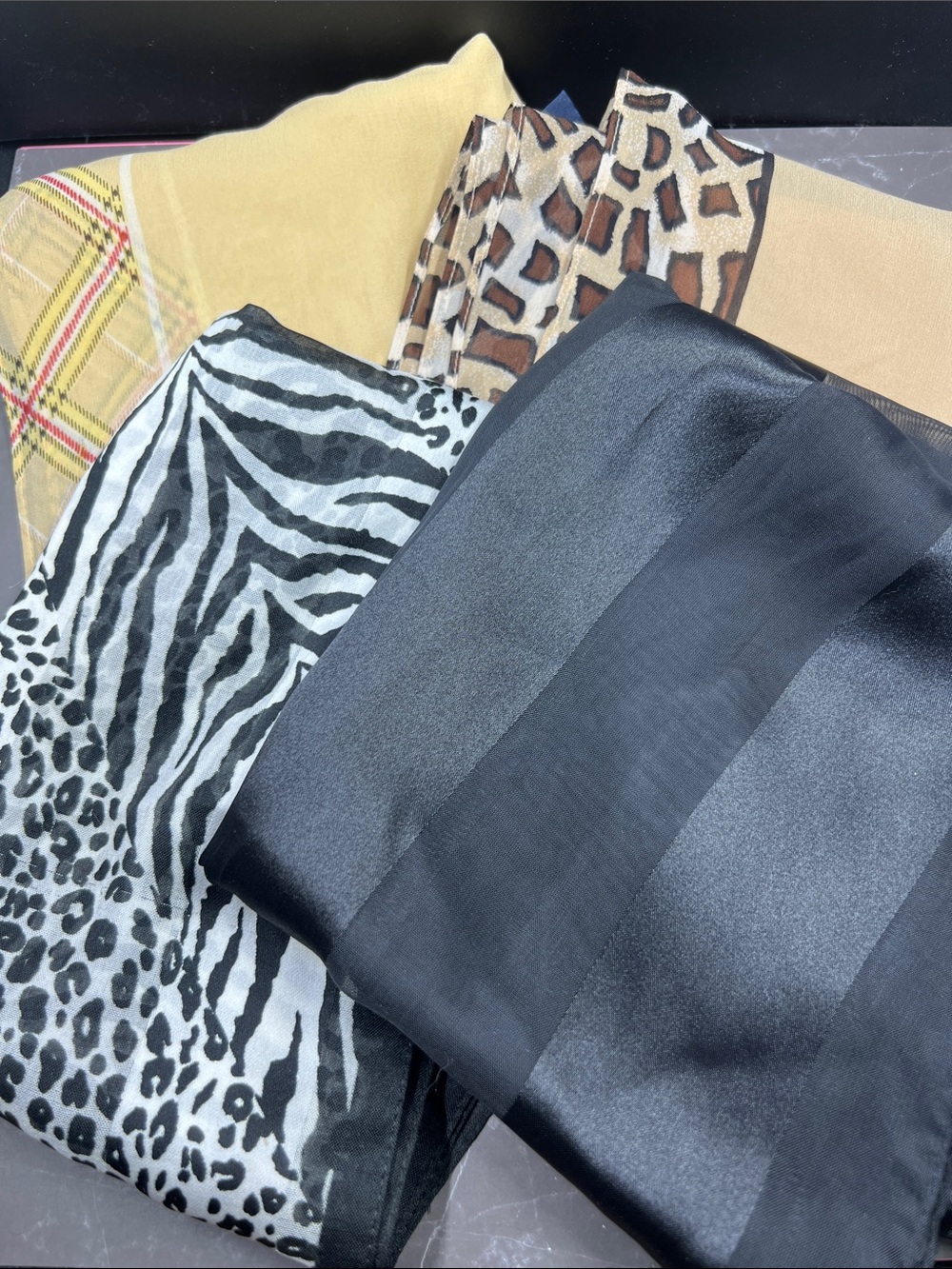 Vintage Lot of Ladies Scarves - Dennis Basso